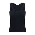 Max Mara Black Viscose Tank Tops