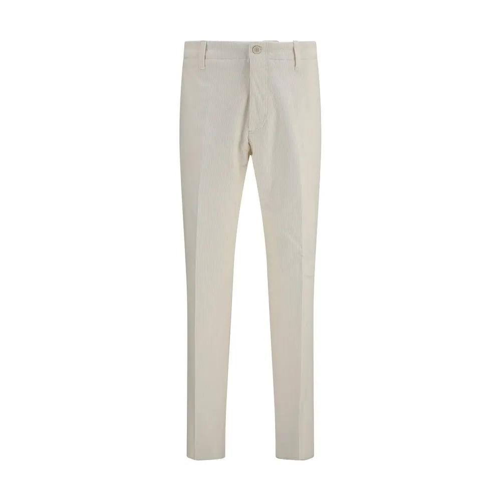 Lardini Beige Viscose Casual Pants