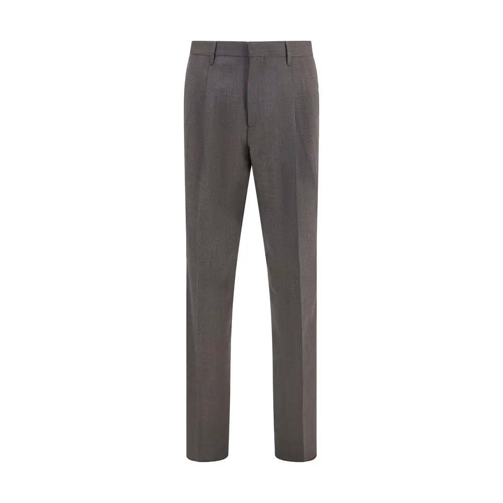 Lardini Gray Viscose Dress Pants