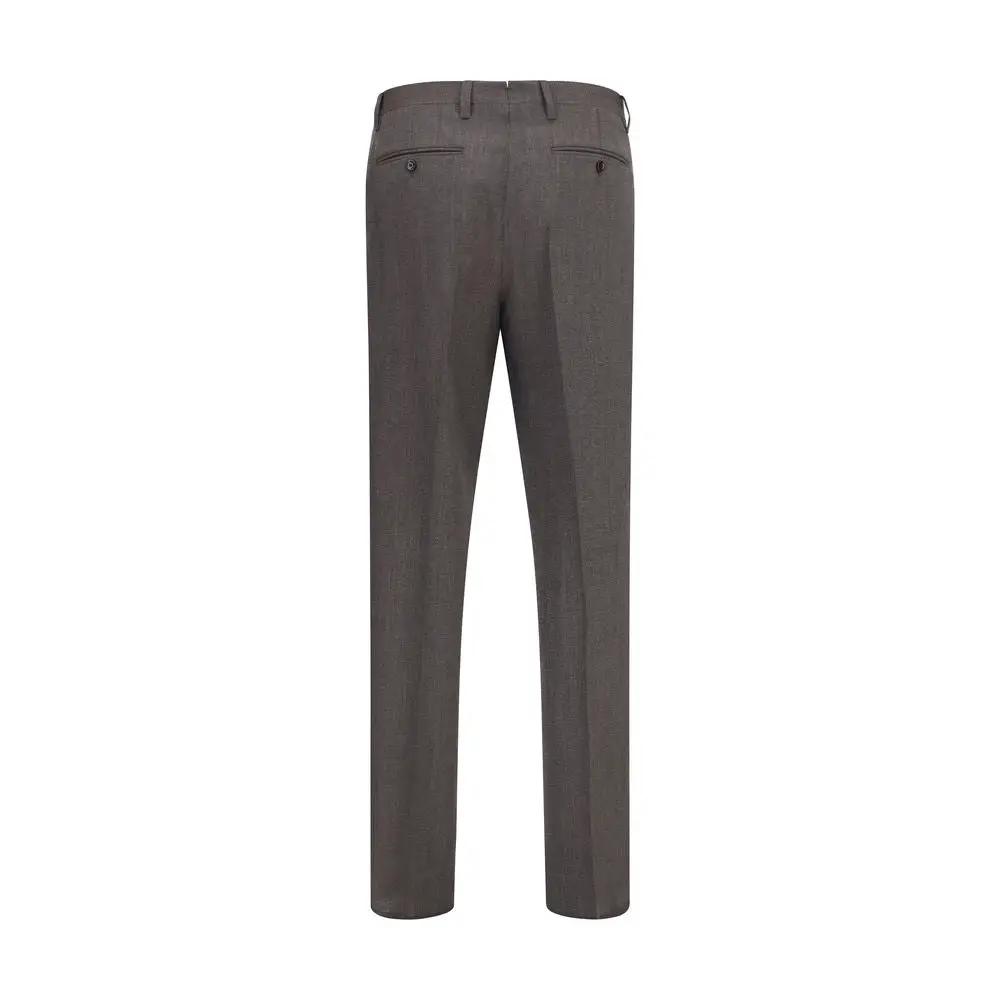 Lardini Gray Viscose Dress Pants