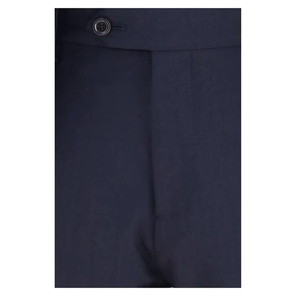 Lardini Blue Wool Oves Aries Two-Piece Suit