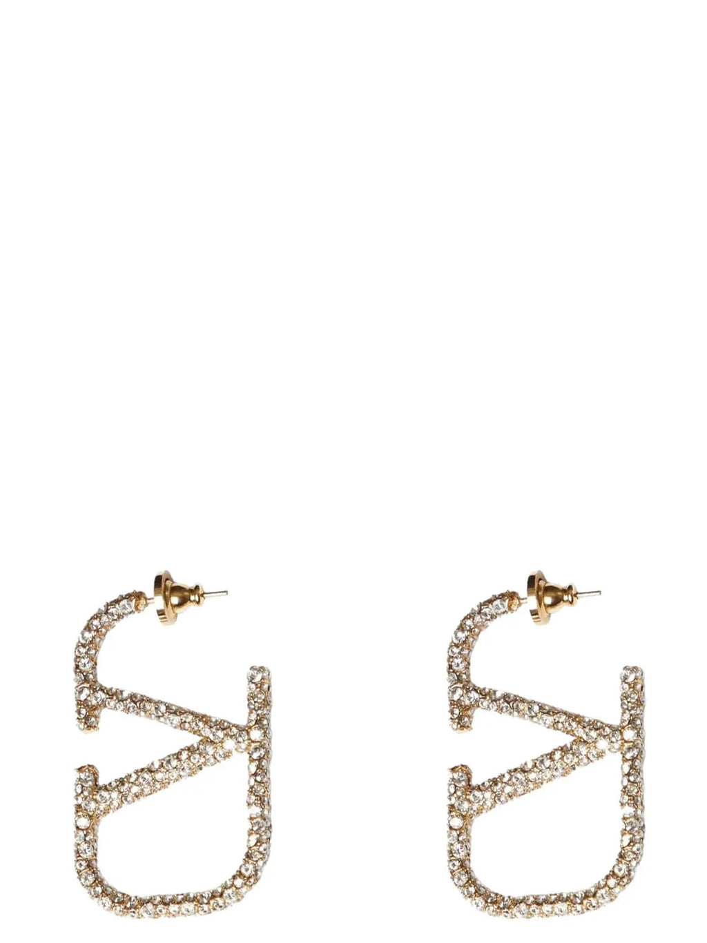 Valentino Garavani Gold Brass Earrings