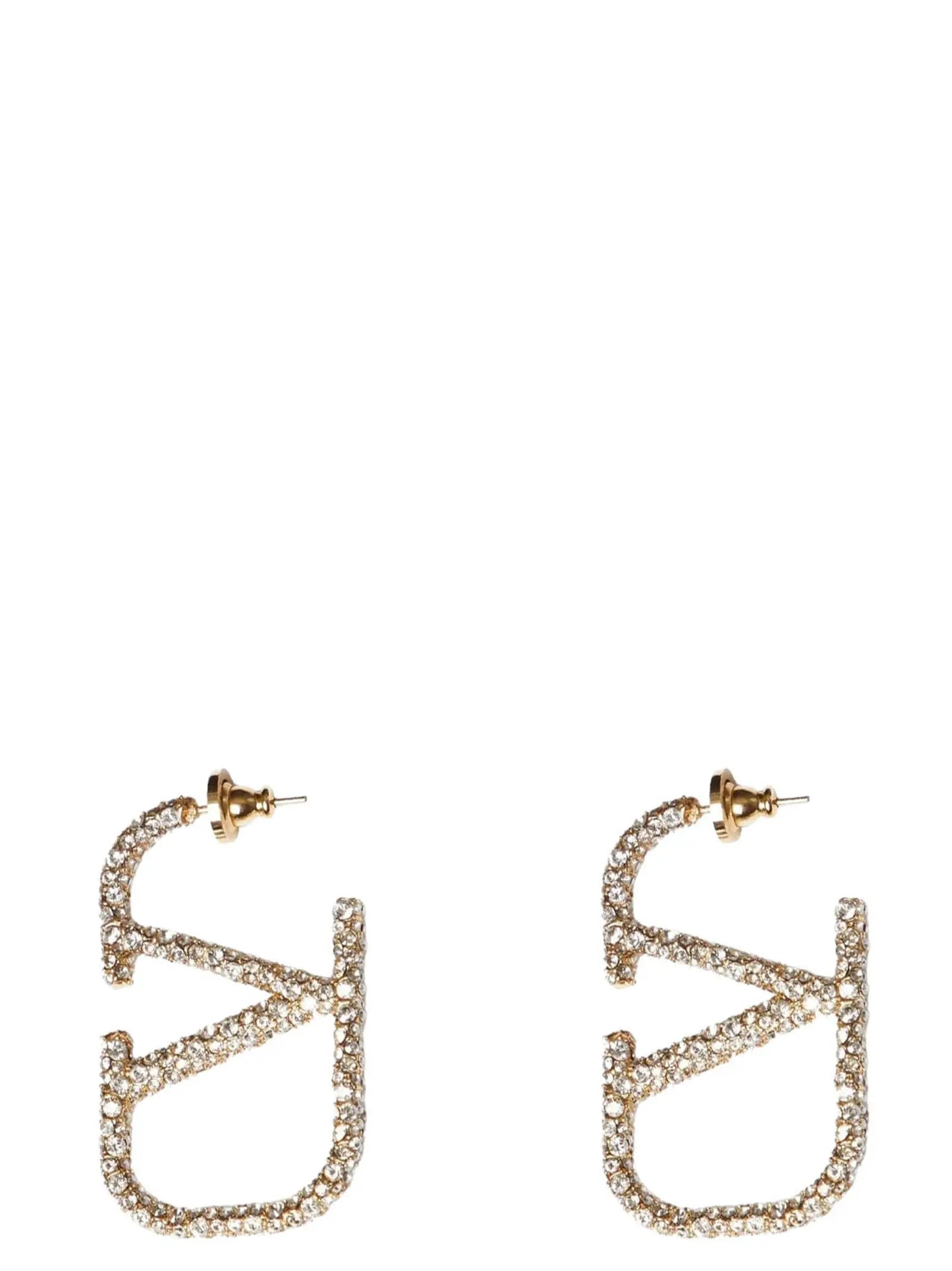 Valentino Garavani Gold Brass Earrings