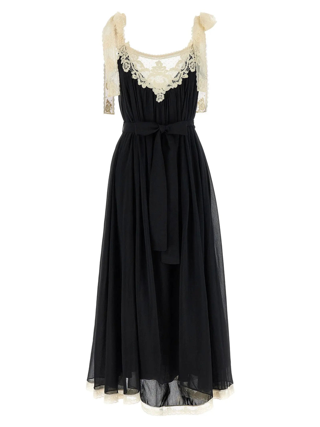 Zimmermann Bicolor Cotton Long Dress