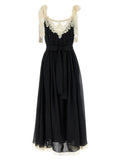 Zimmermann Bicolor Cotton Long Dress