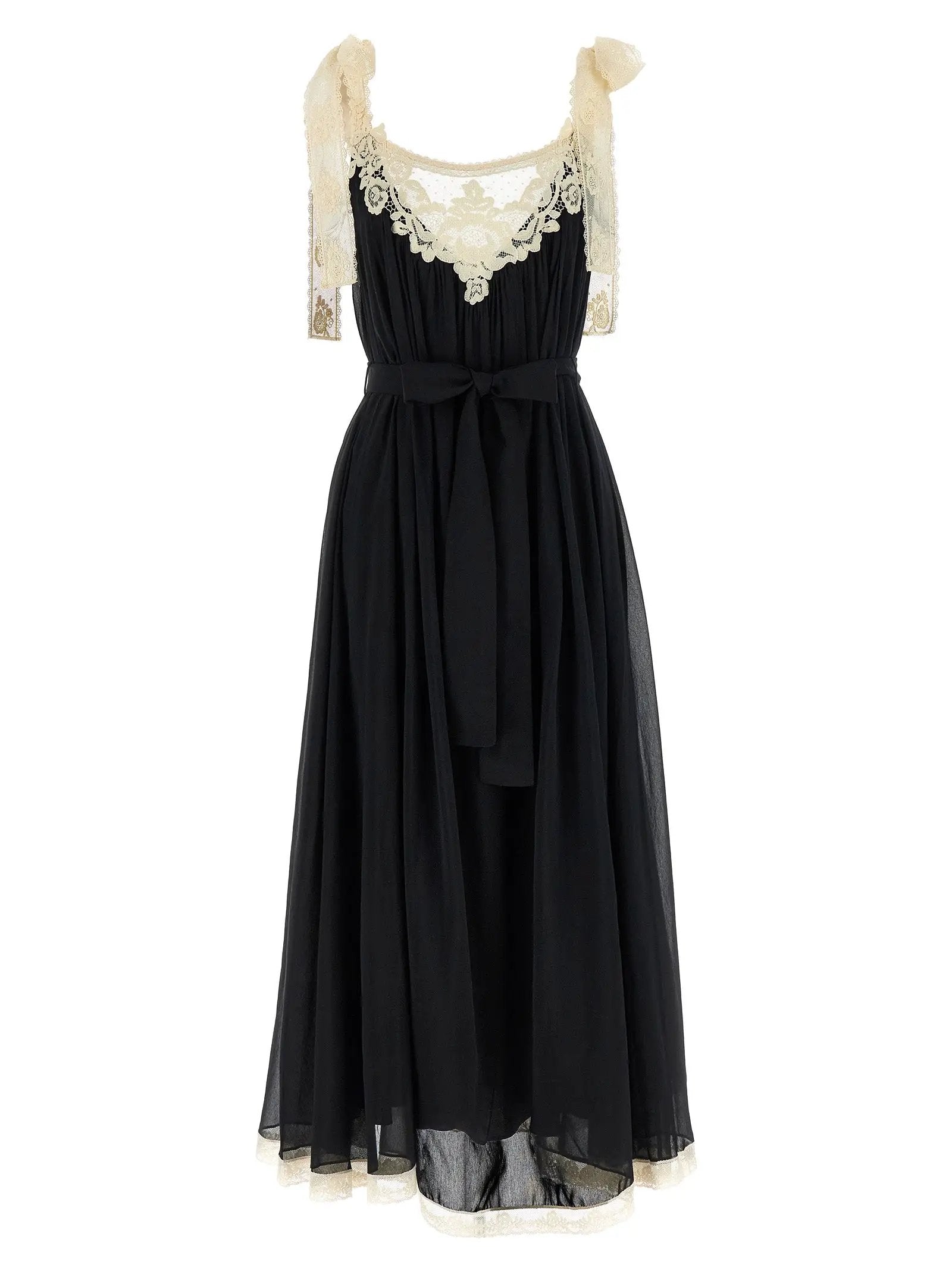 Zimmermann Bicolor Cotton Long Dress