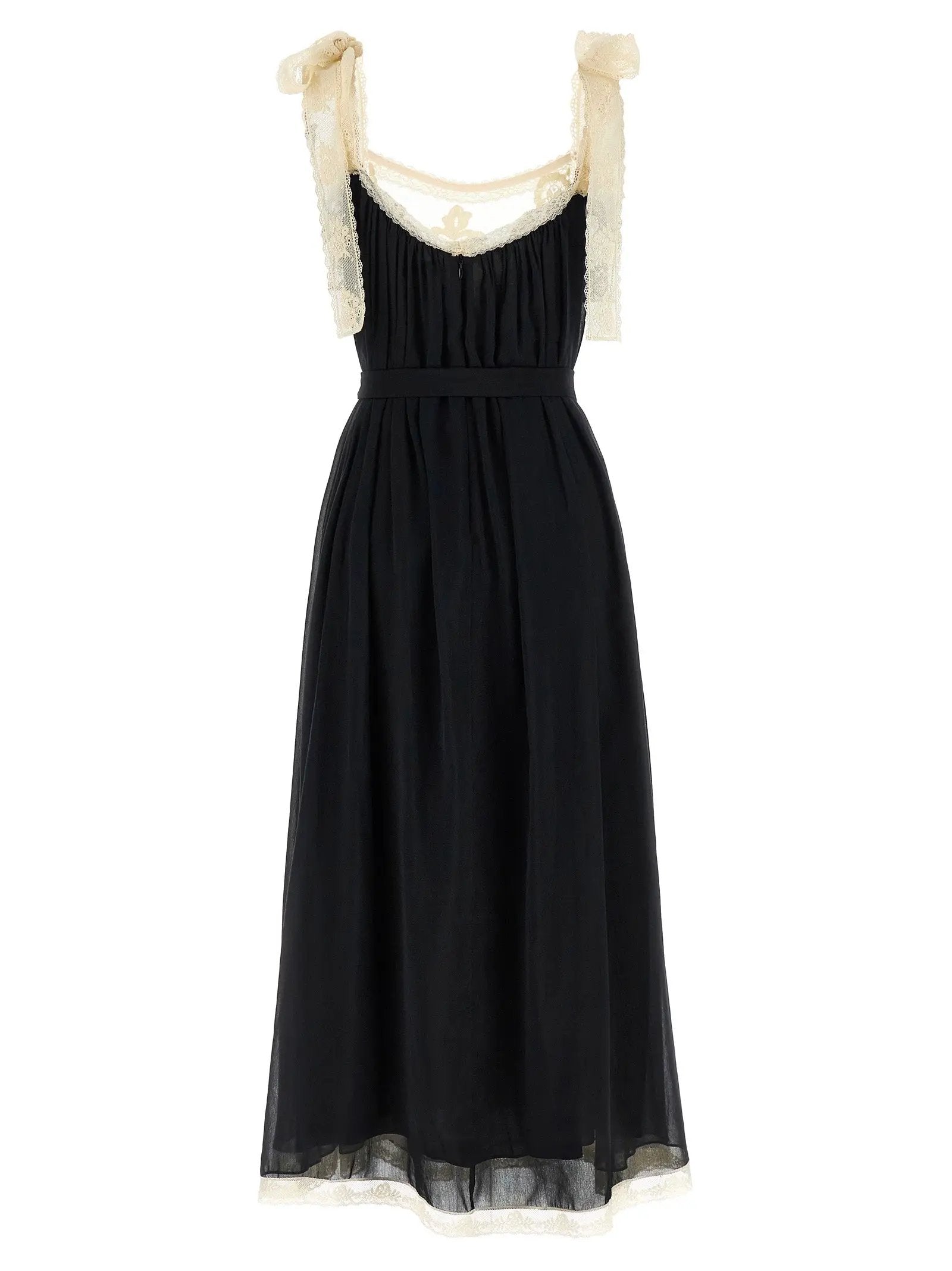 Zimmermann Bicolor Cotton Long Dress