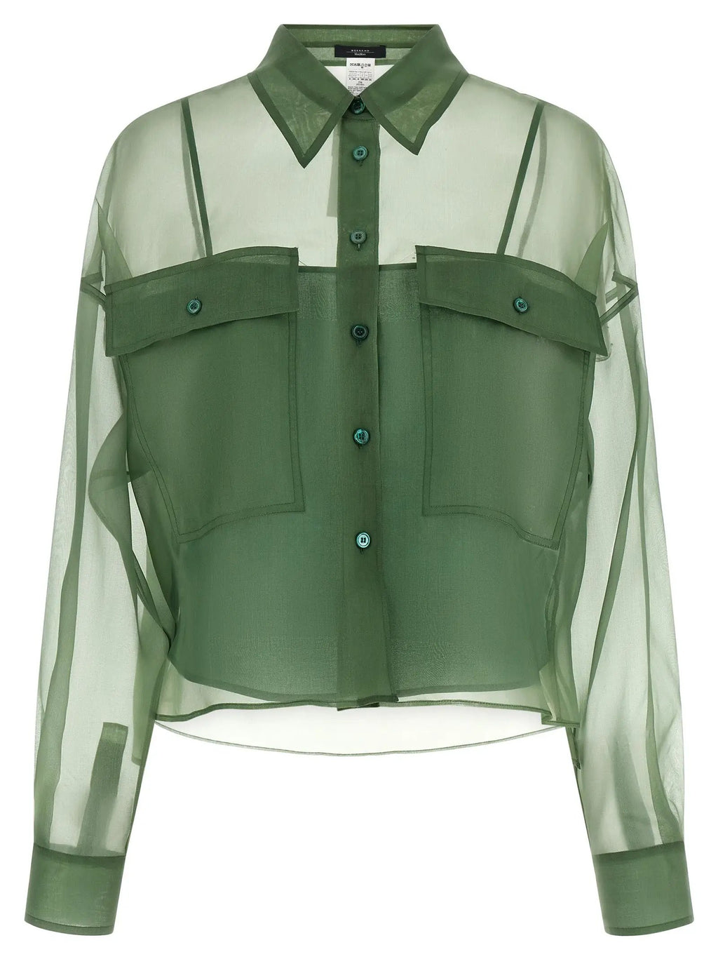 Max Mara Bicolor Cotton Blouse