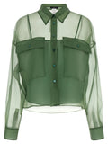 Max Mara Bicolor Cotton Blouse