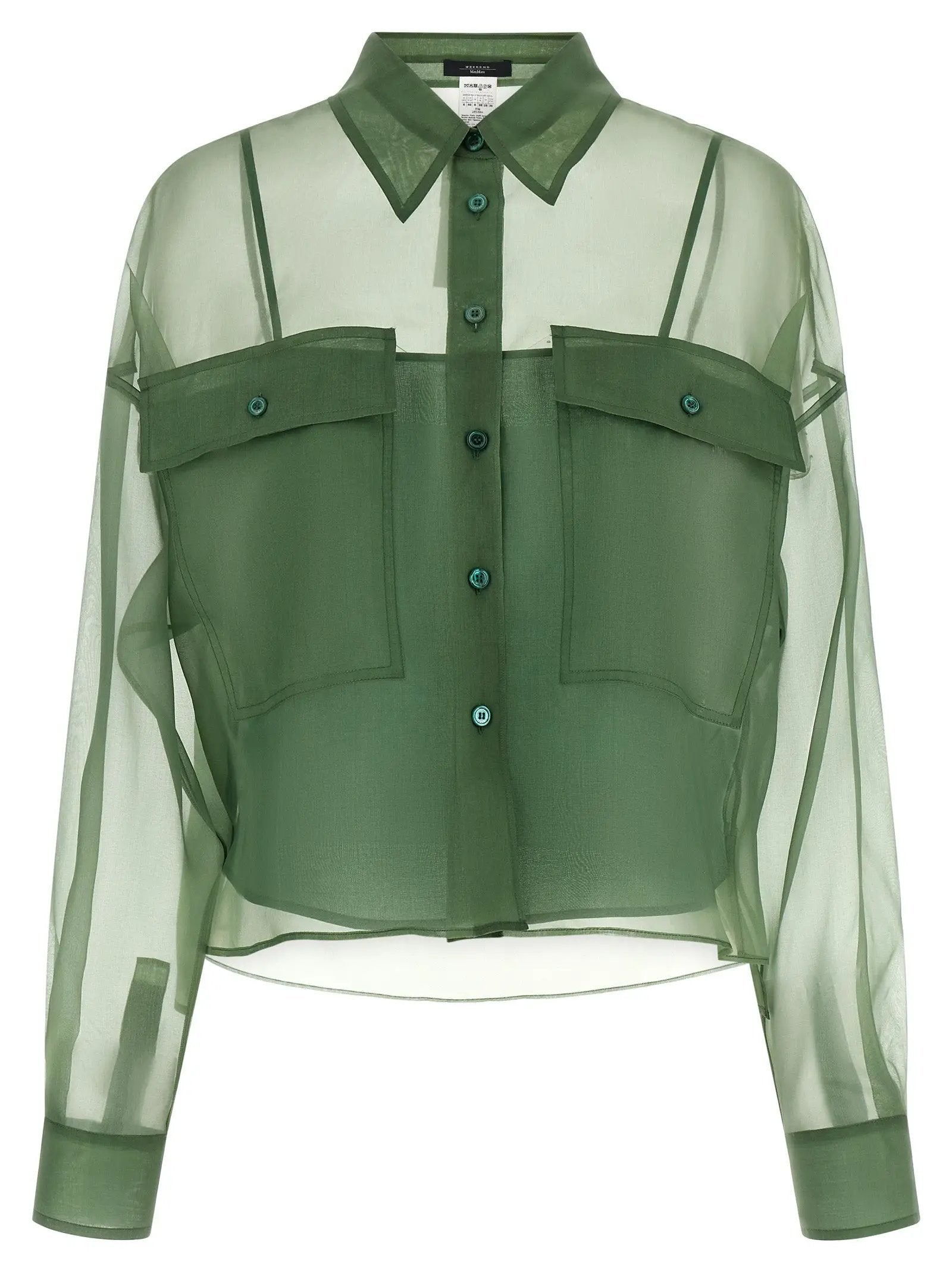 Max Mara Bicolor Cotton Blouse