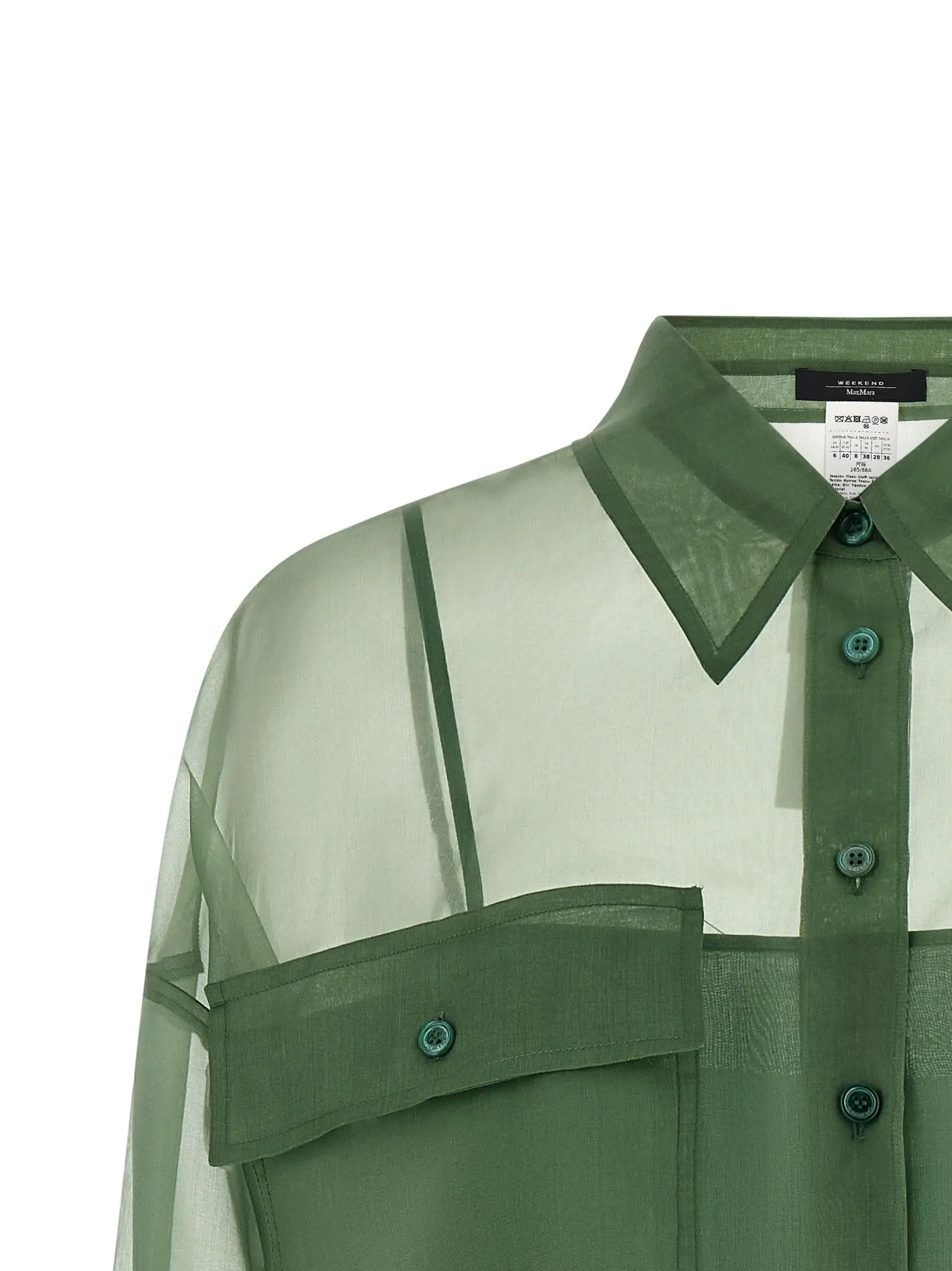 Max Mara Bicolor Cotton Blouse