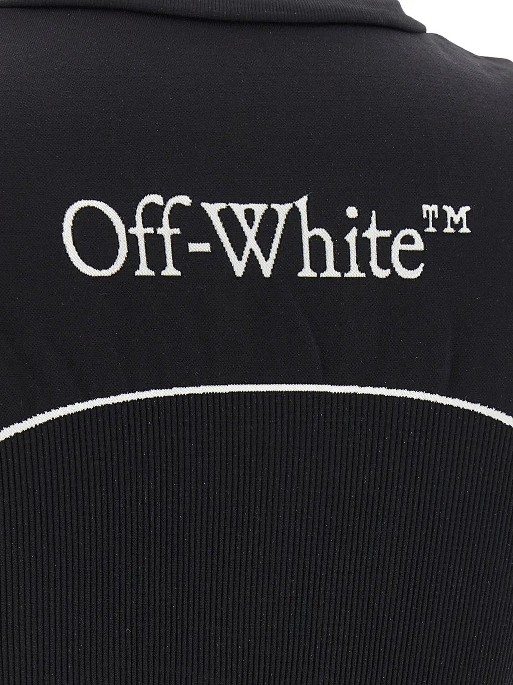 Off-White Black Polyamide Sport Bra