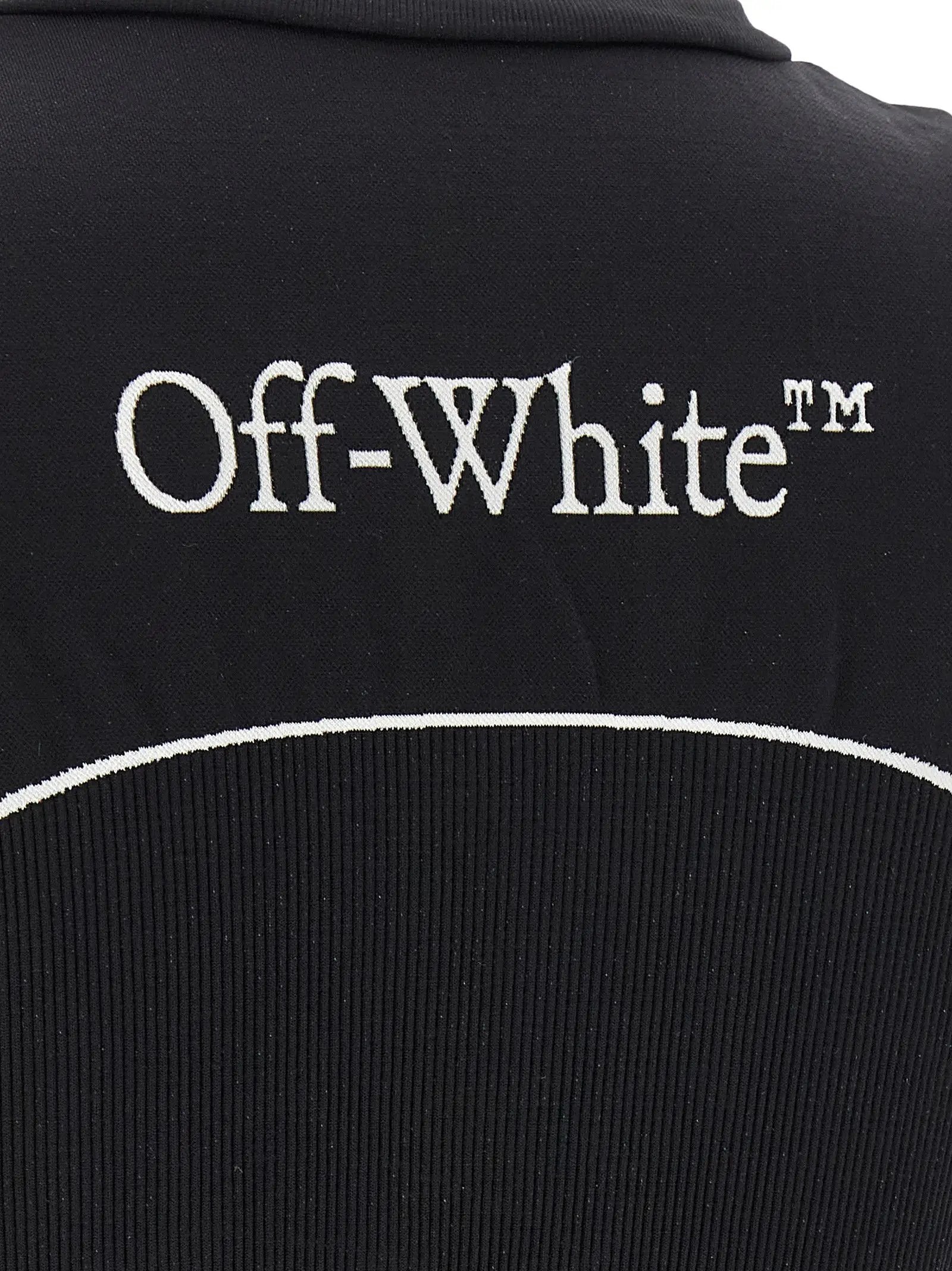 Off-White Black Polyamide Sport Bra