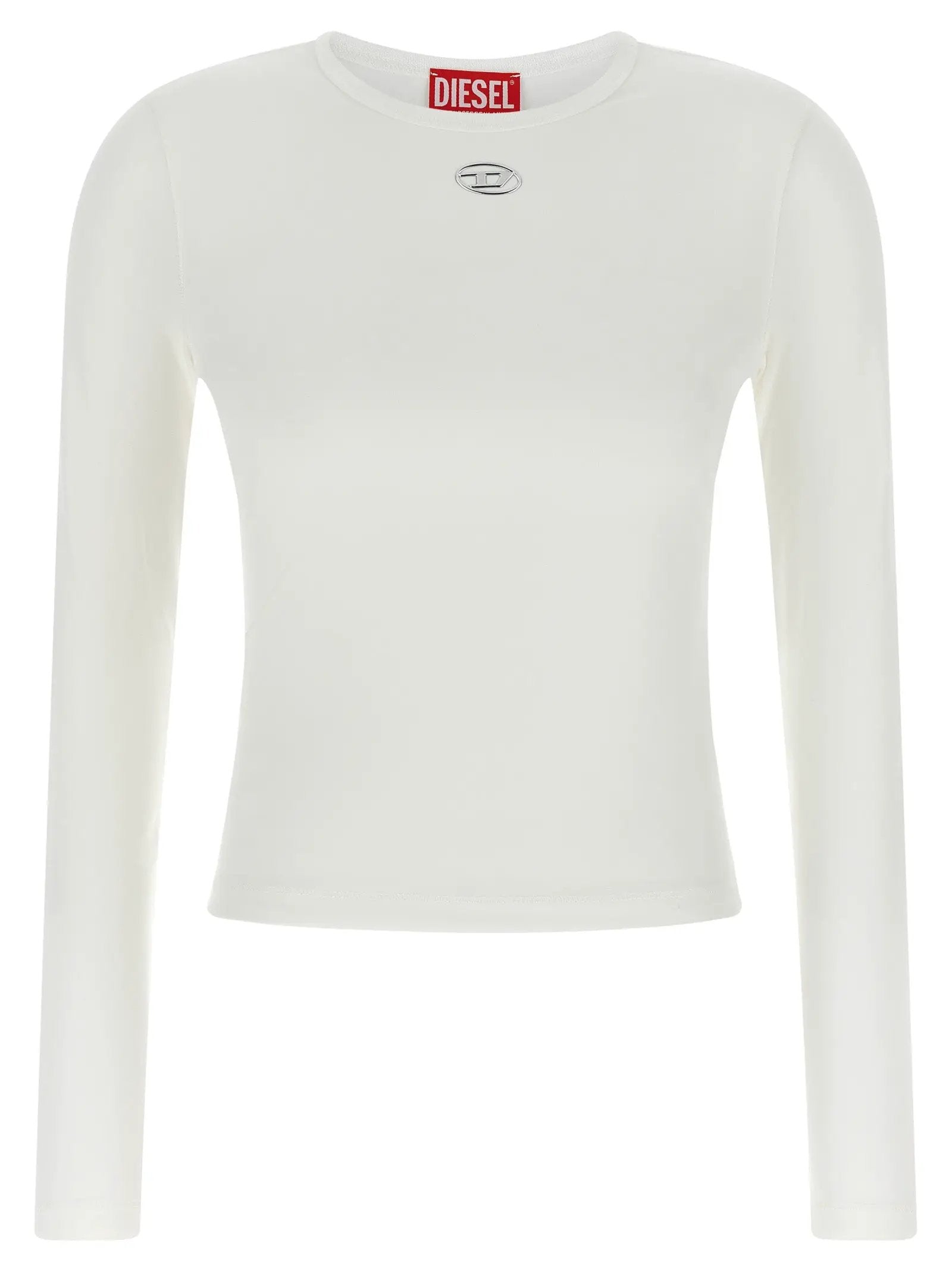 Diesel White Cotton Sportswear