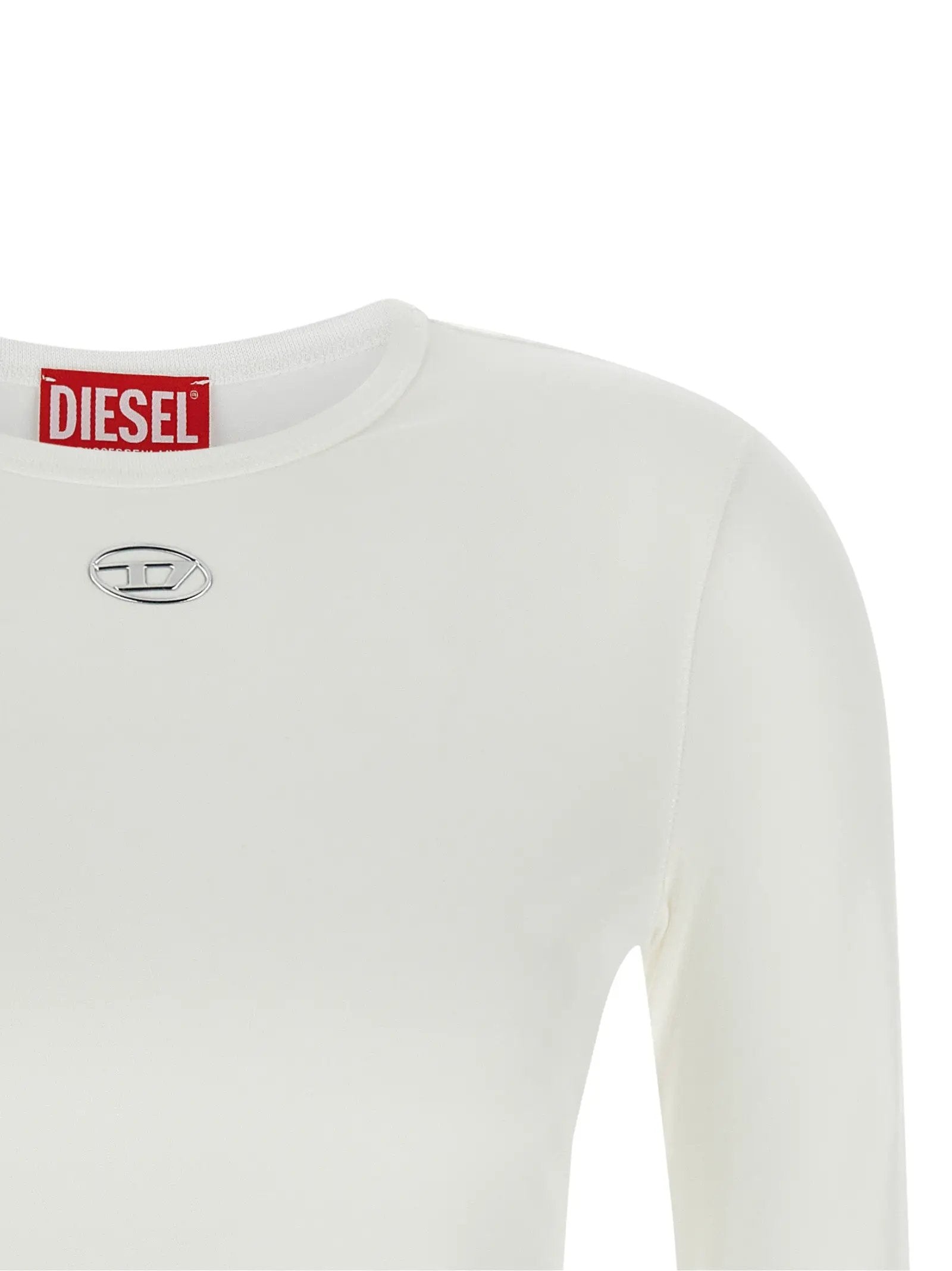 Diesel White Cotton Sportswear