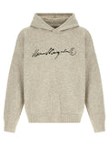 MM6 Maison Margiela Gray Wool Cardigan