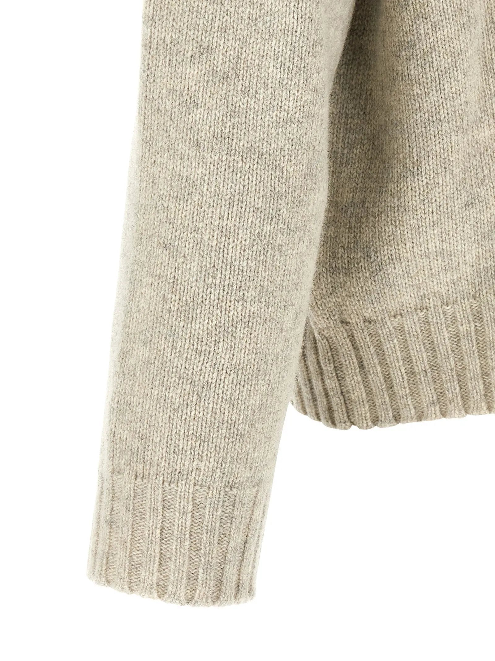 MM6 Maison Margiela Gray Wool Cardigan