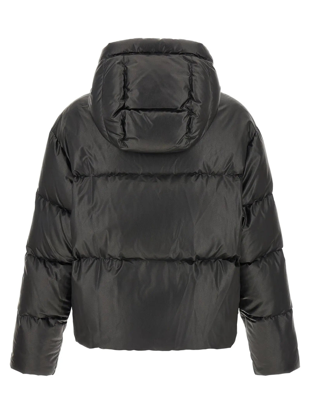 MM6 Maison Margiela Black Polyester Full-Length Jacket
