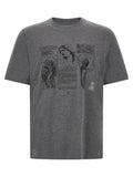 Brunello Cucinelli Gray Cotton T-Shirt