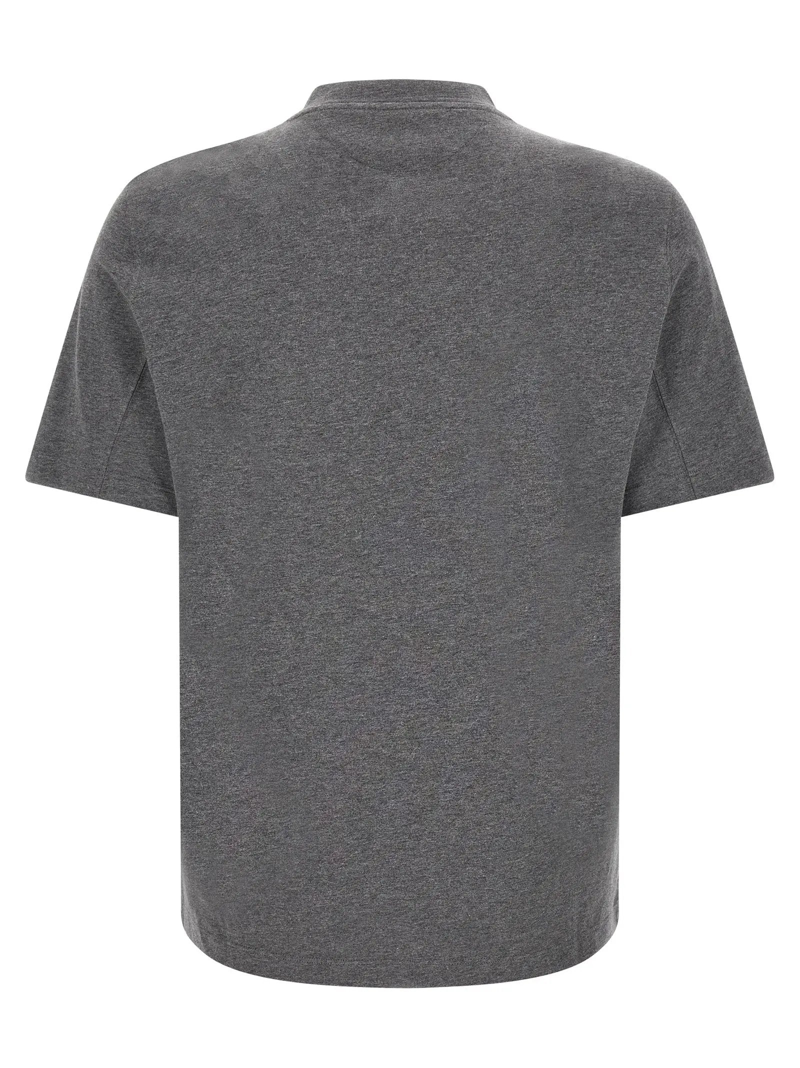 Brunello Cucinelli Gray Cotton T-Shirt
