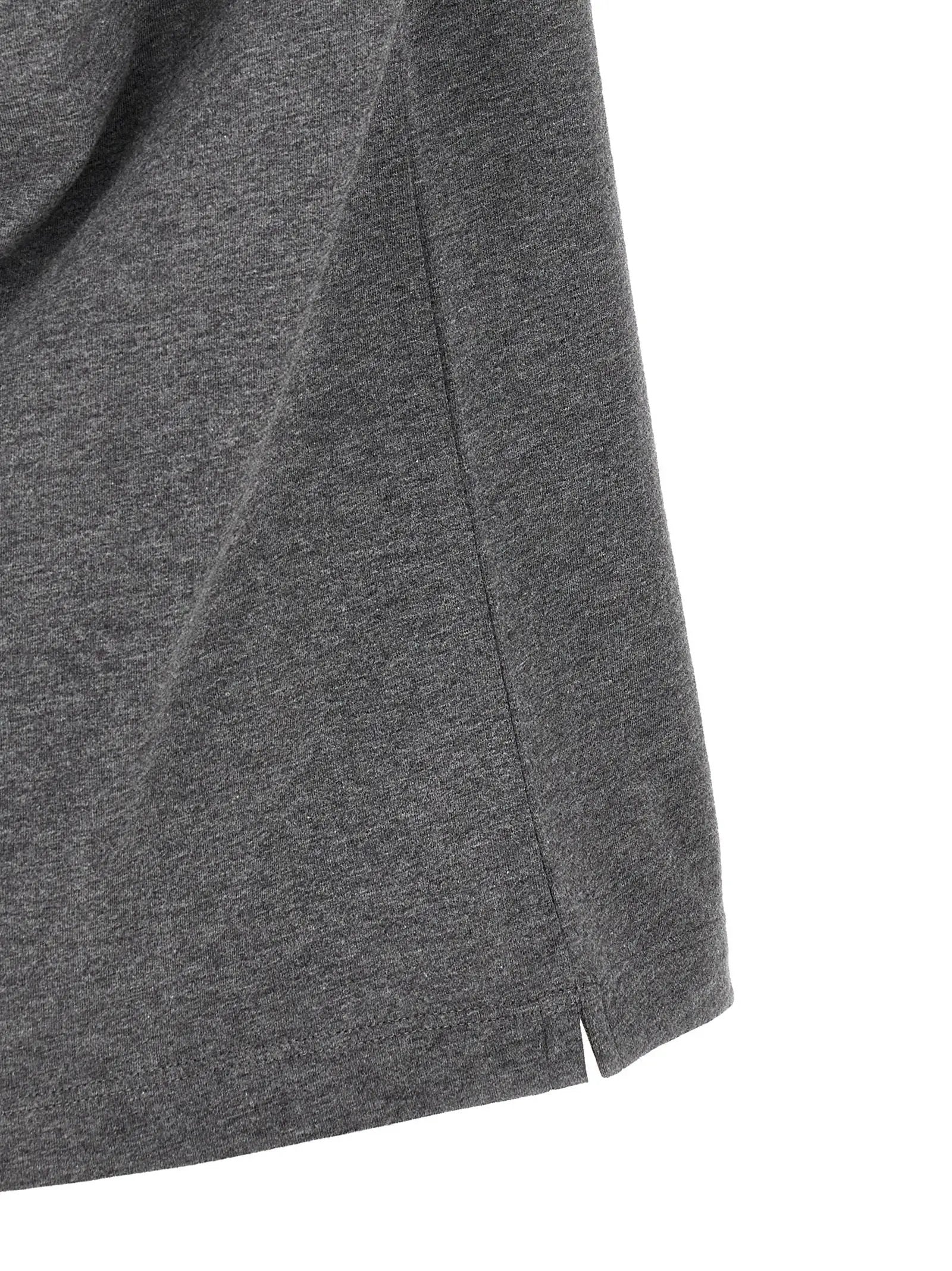 Brunello Cucinelli Gray Cotton T-Shirt