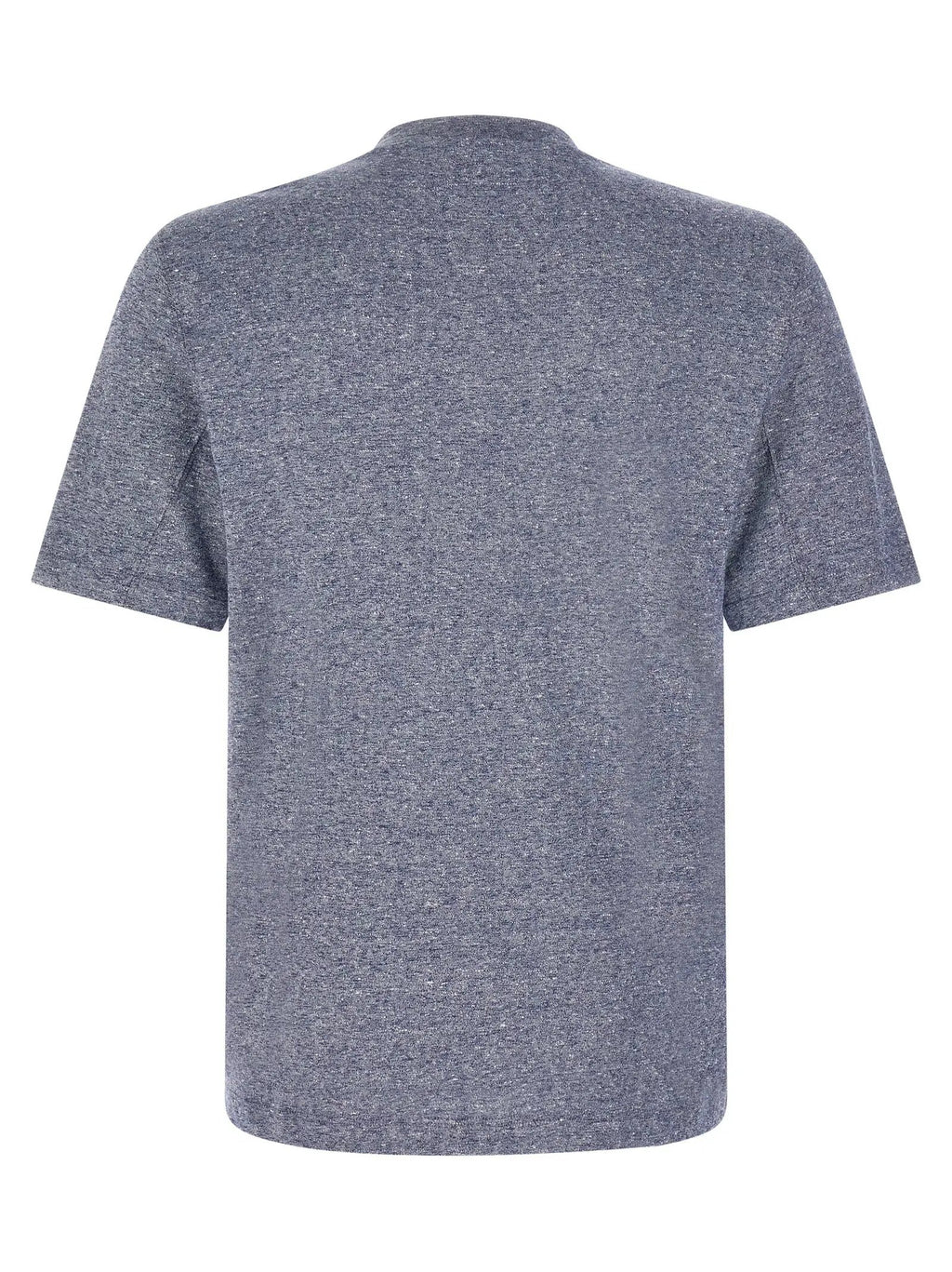 Brunello Cucinelli T-shirt en lin bleu
