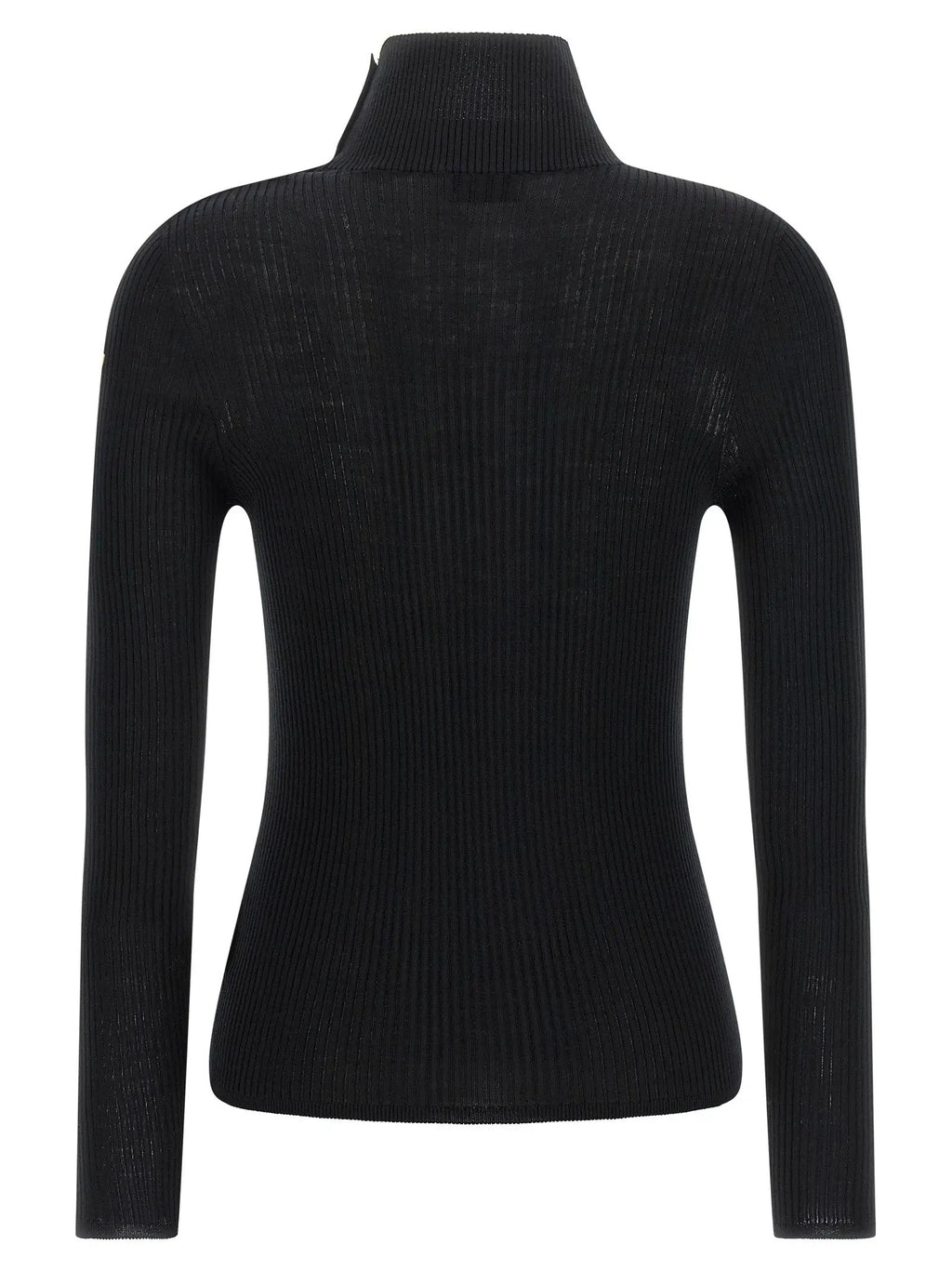 Moncler Black Virgin Wool Cardigan