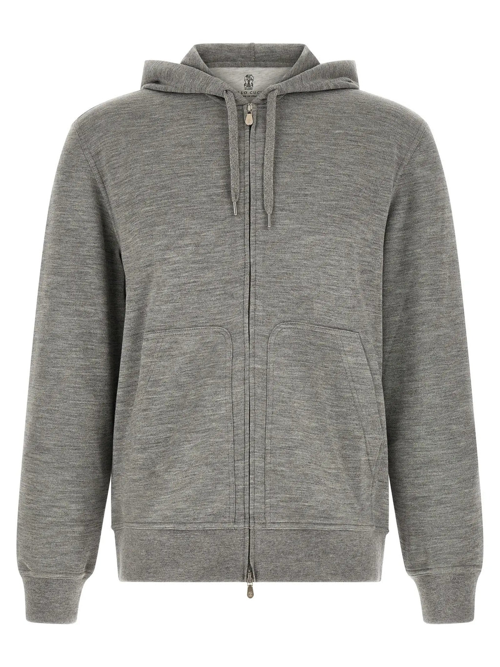 Brunello Cucinelli Gray Cashmere Sweatshirt
