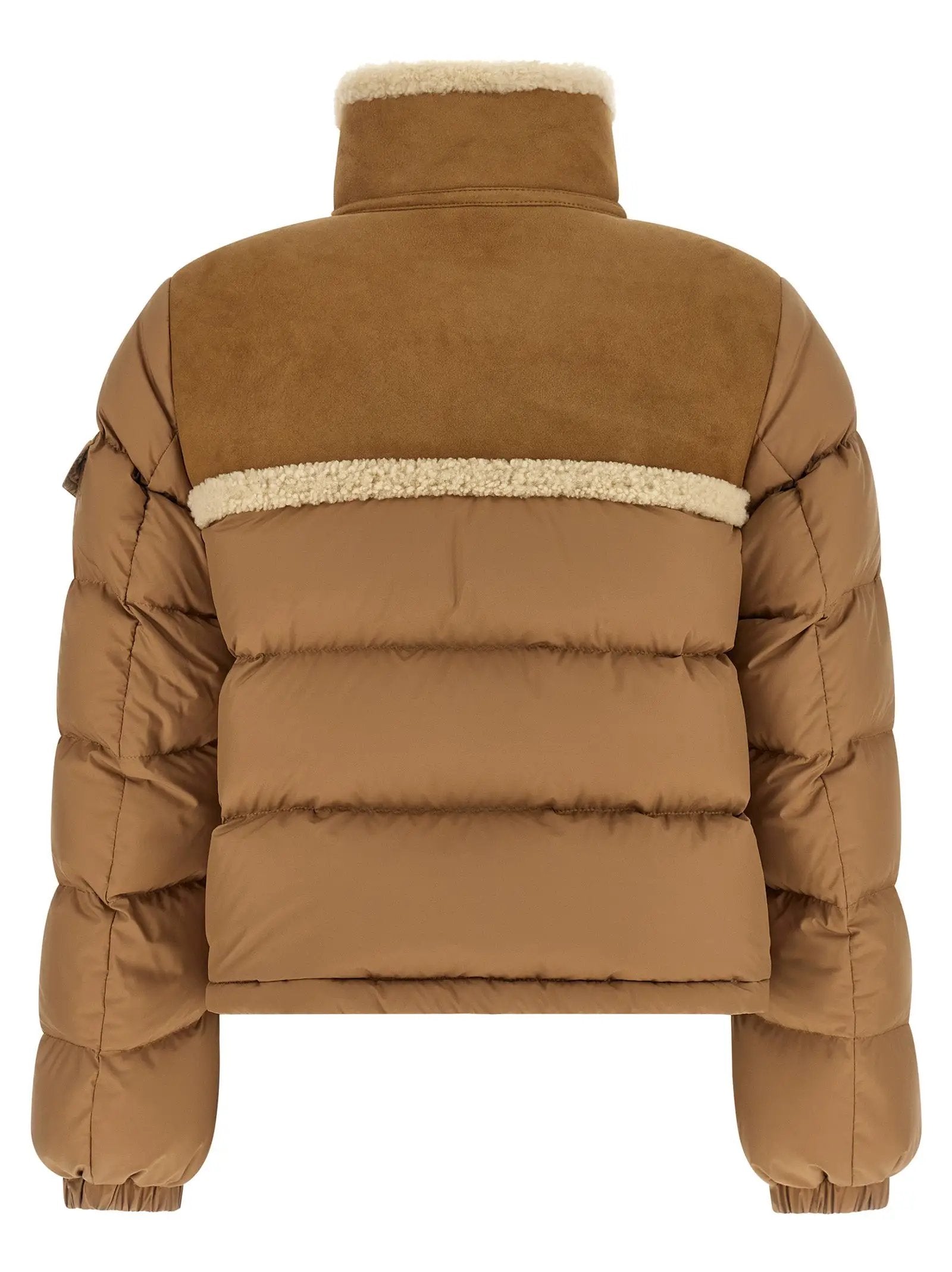 Moncler Beige Polyester Full-Length Jacket
