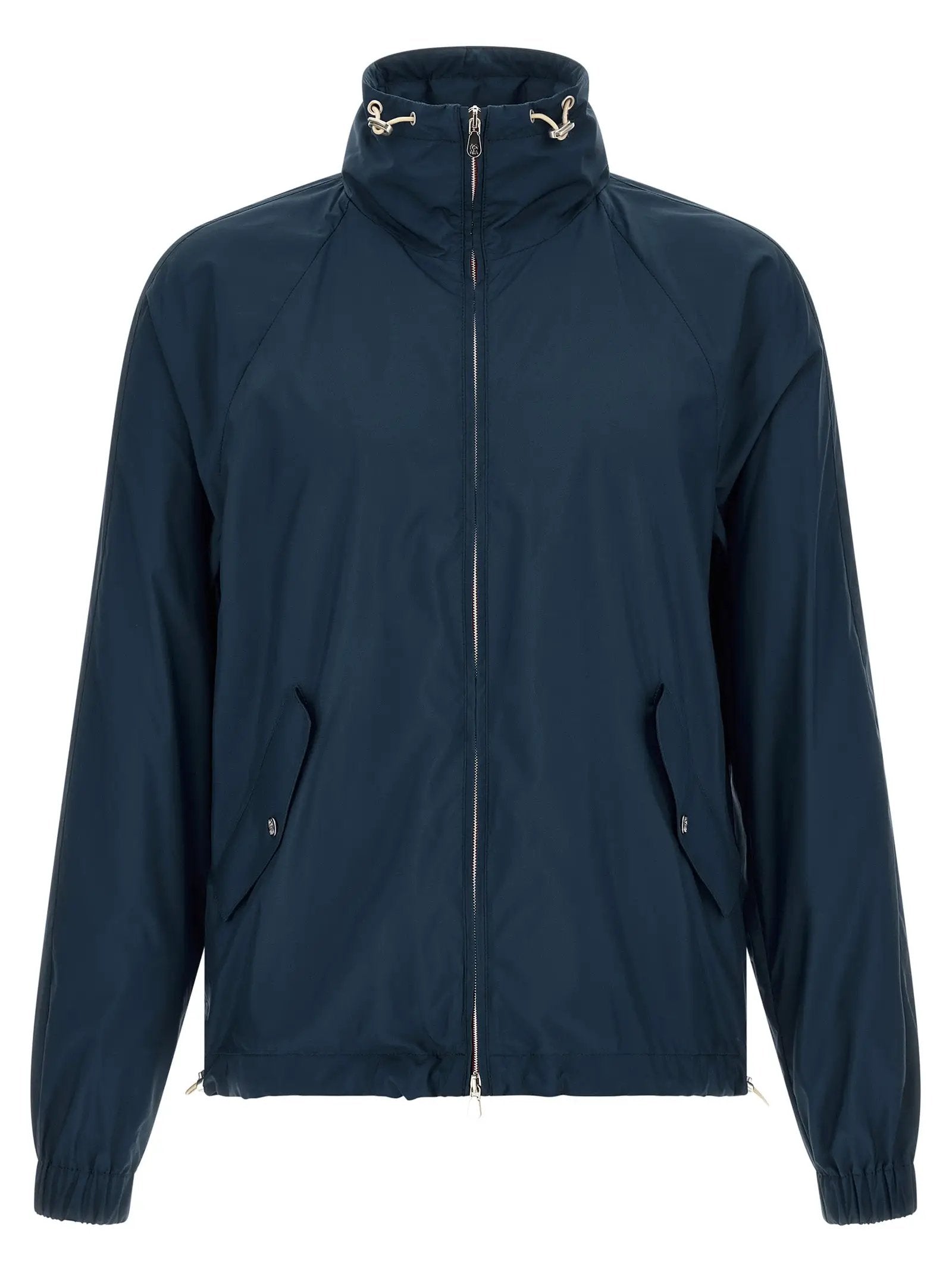 Brunello Cucinelli Blue Polyester Full-Length Jacket