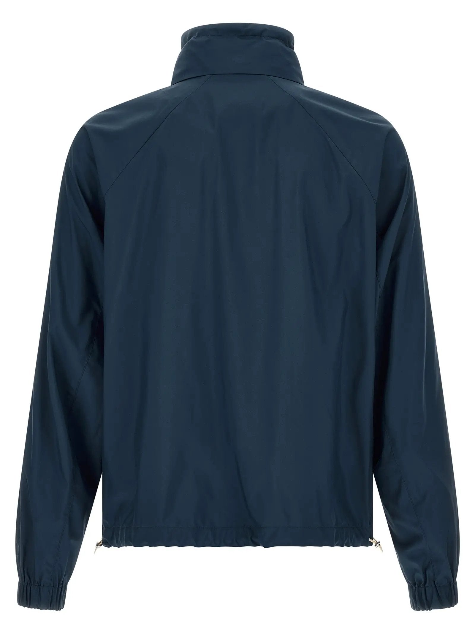 Brunello Cucinelli Blue Polyester Full-Length Jacket