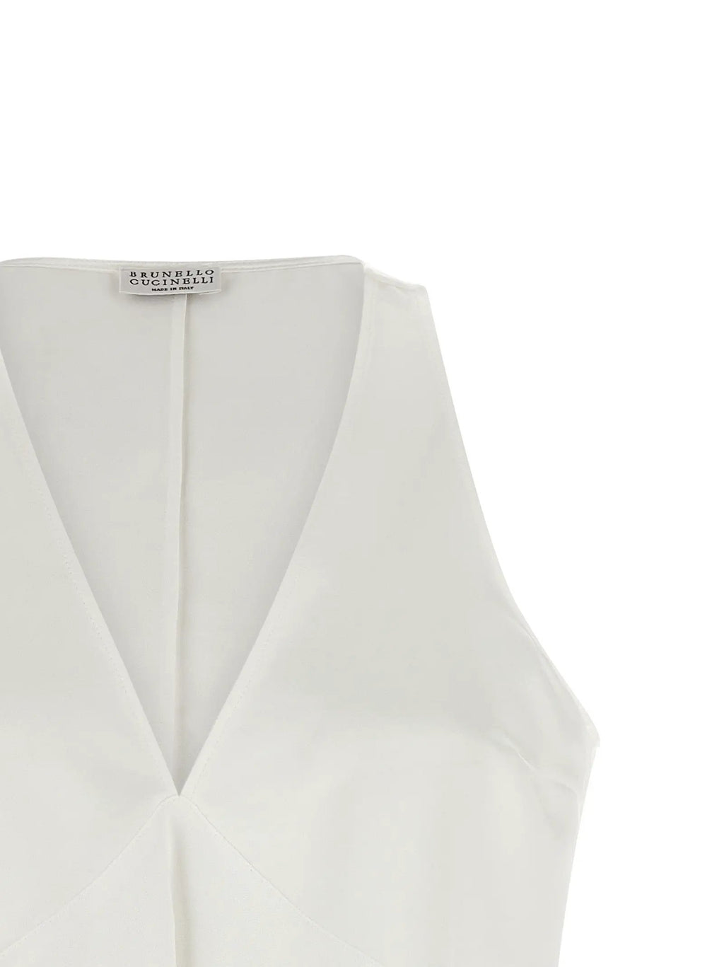 Brunello Cucinelli White Cotton Shirt