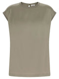 Brunello Cucinelli Bicolor Silk Blouse