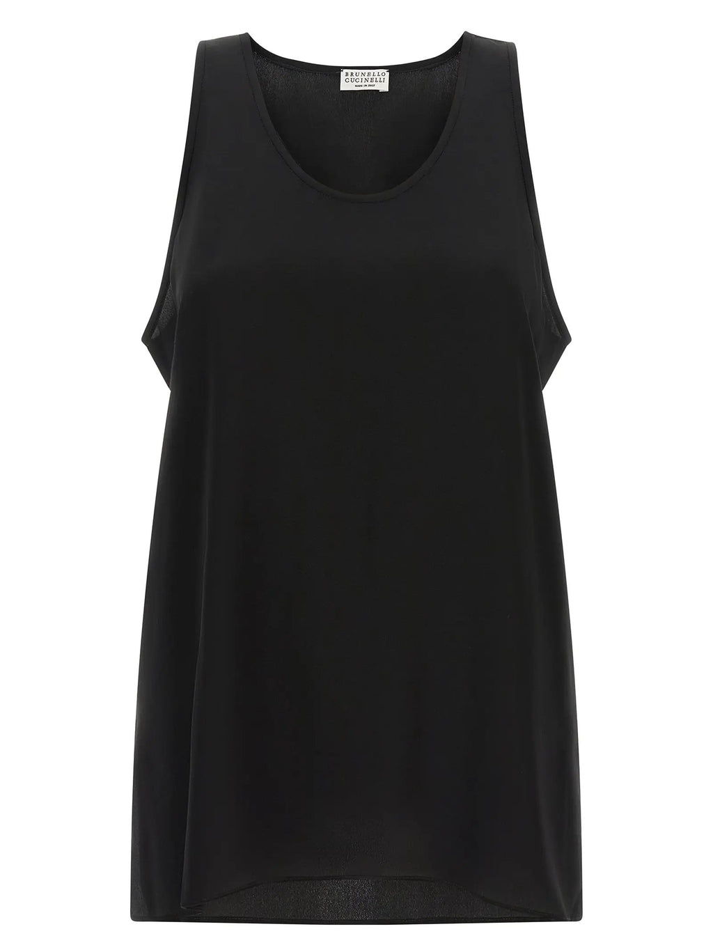 Brunello Cucinelli Black Silk Shirt