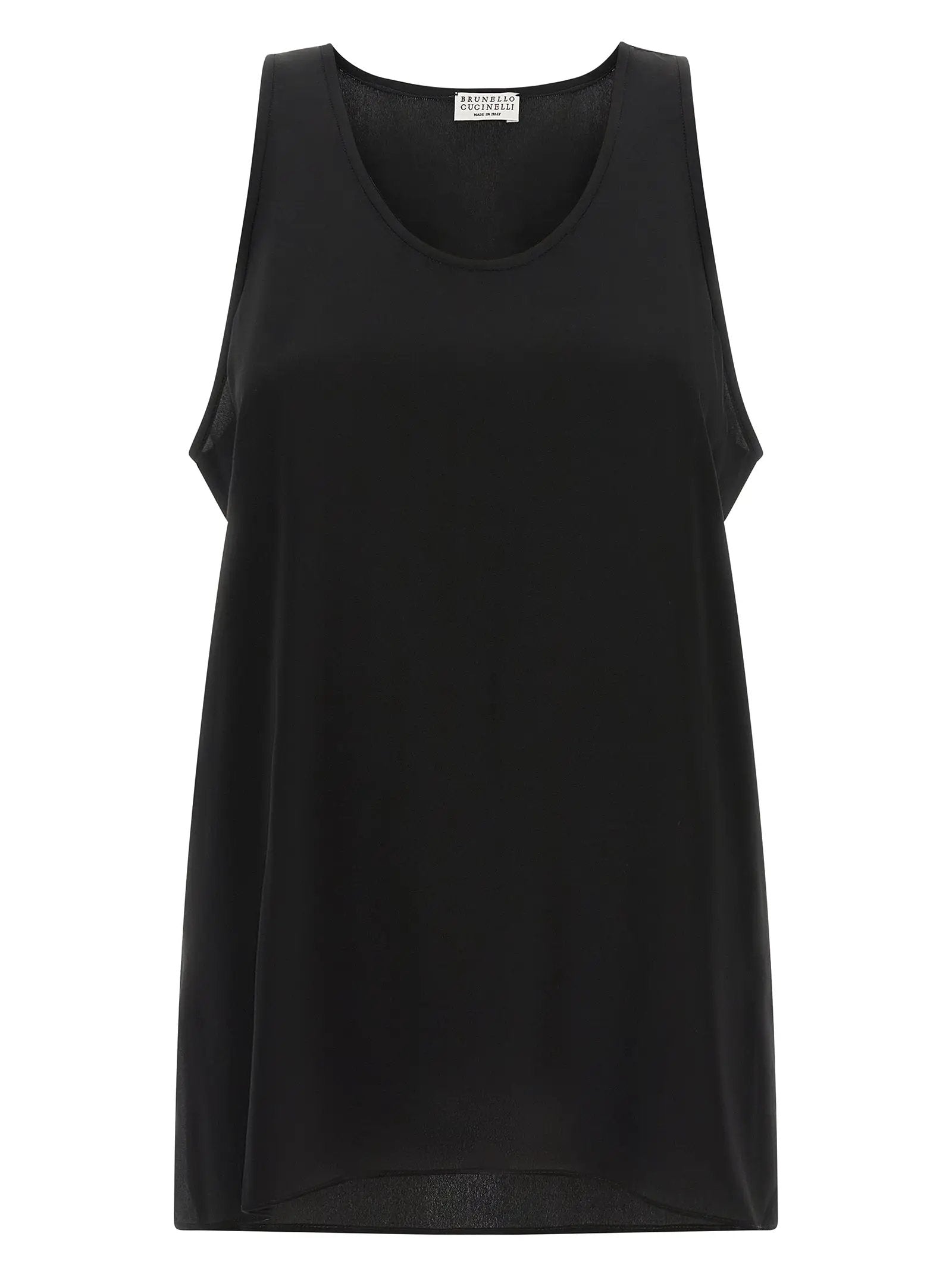 Brunello Cucinelli Black Silk Shirt