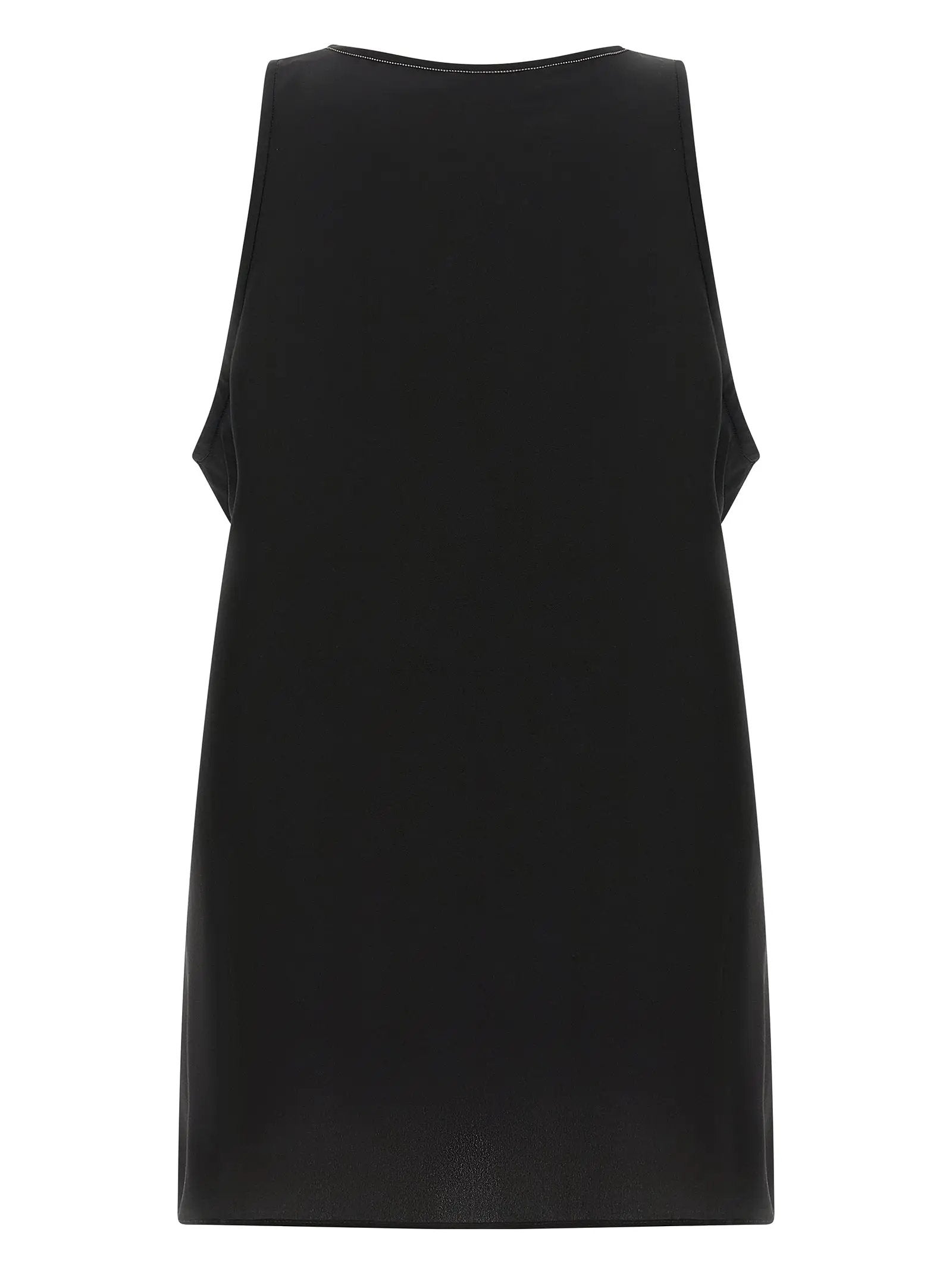 Brunello Cucinelli Black Silk Shirt