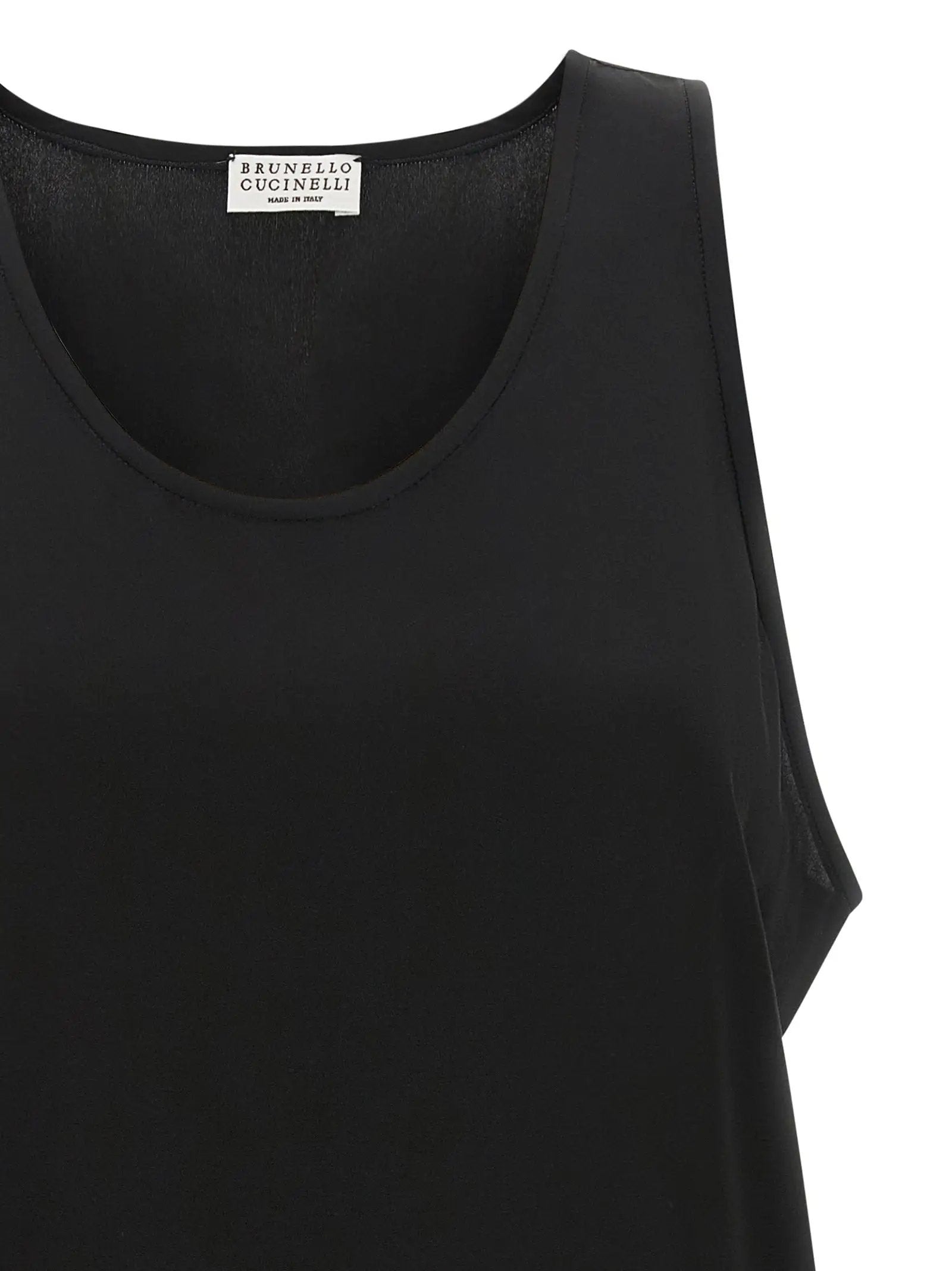 Brunello Cucinelli Black Silk Shirt