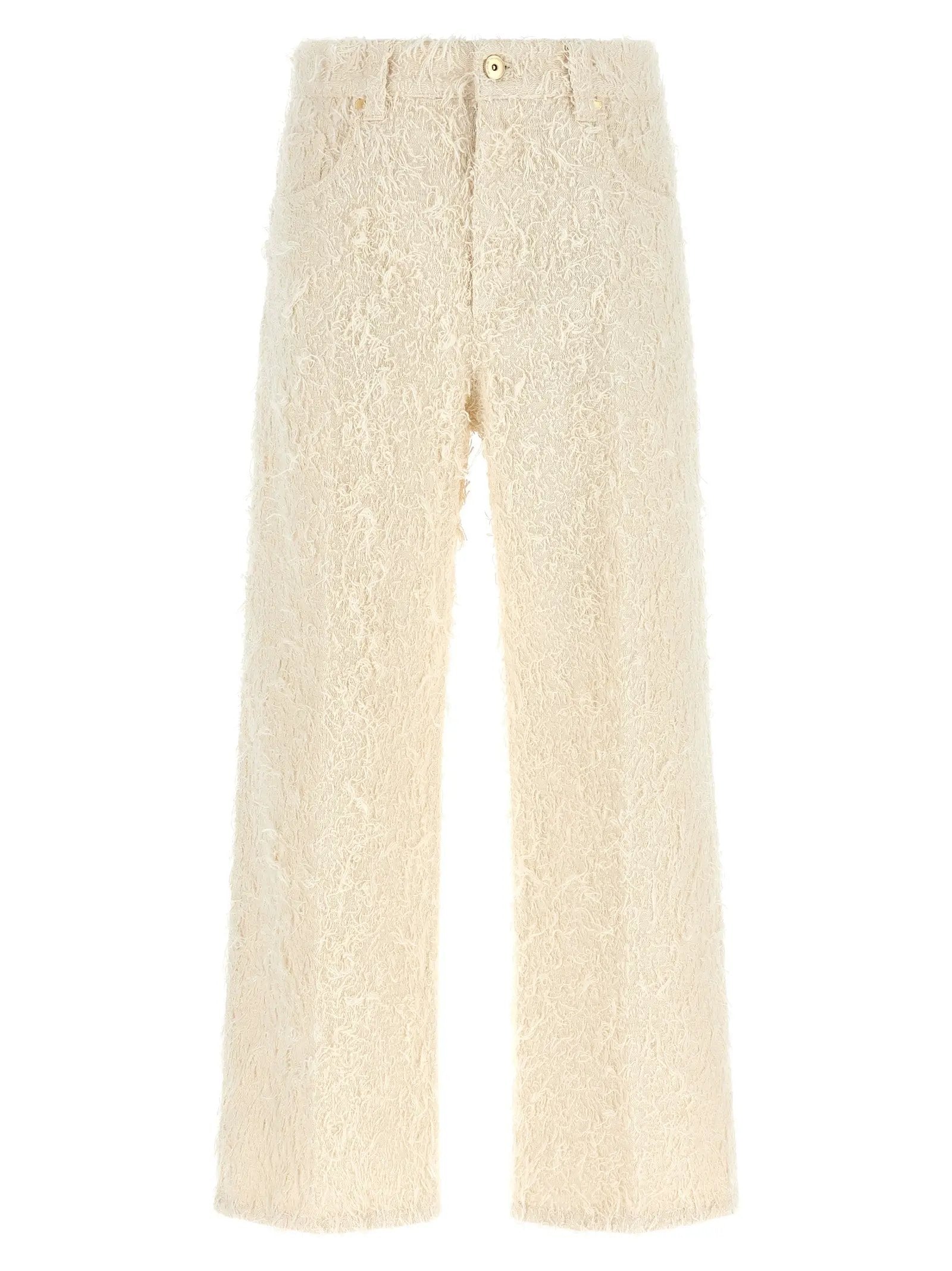 Brunello Cucinelli Beige Cotton Casual Pants