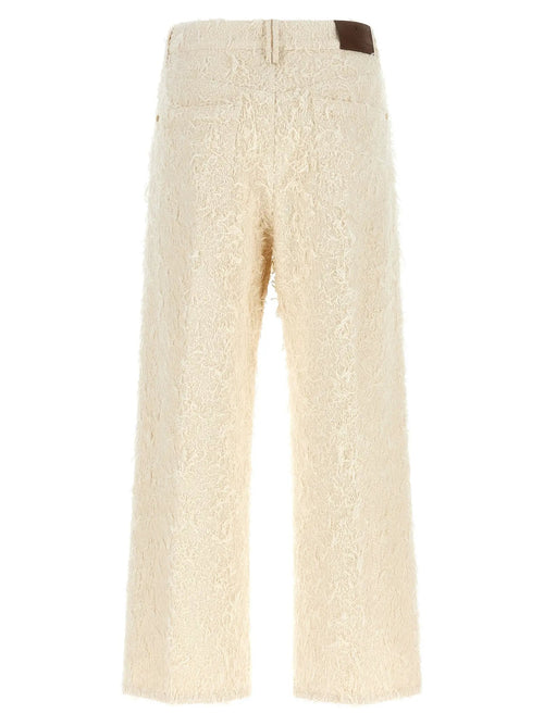 Brunello Cucinelli Pantalon décontracté en coton beige