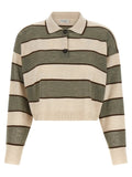 Brunello Cucinelli Multicolor Virgin Wool Polo Shirt