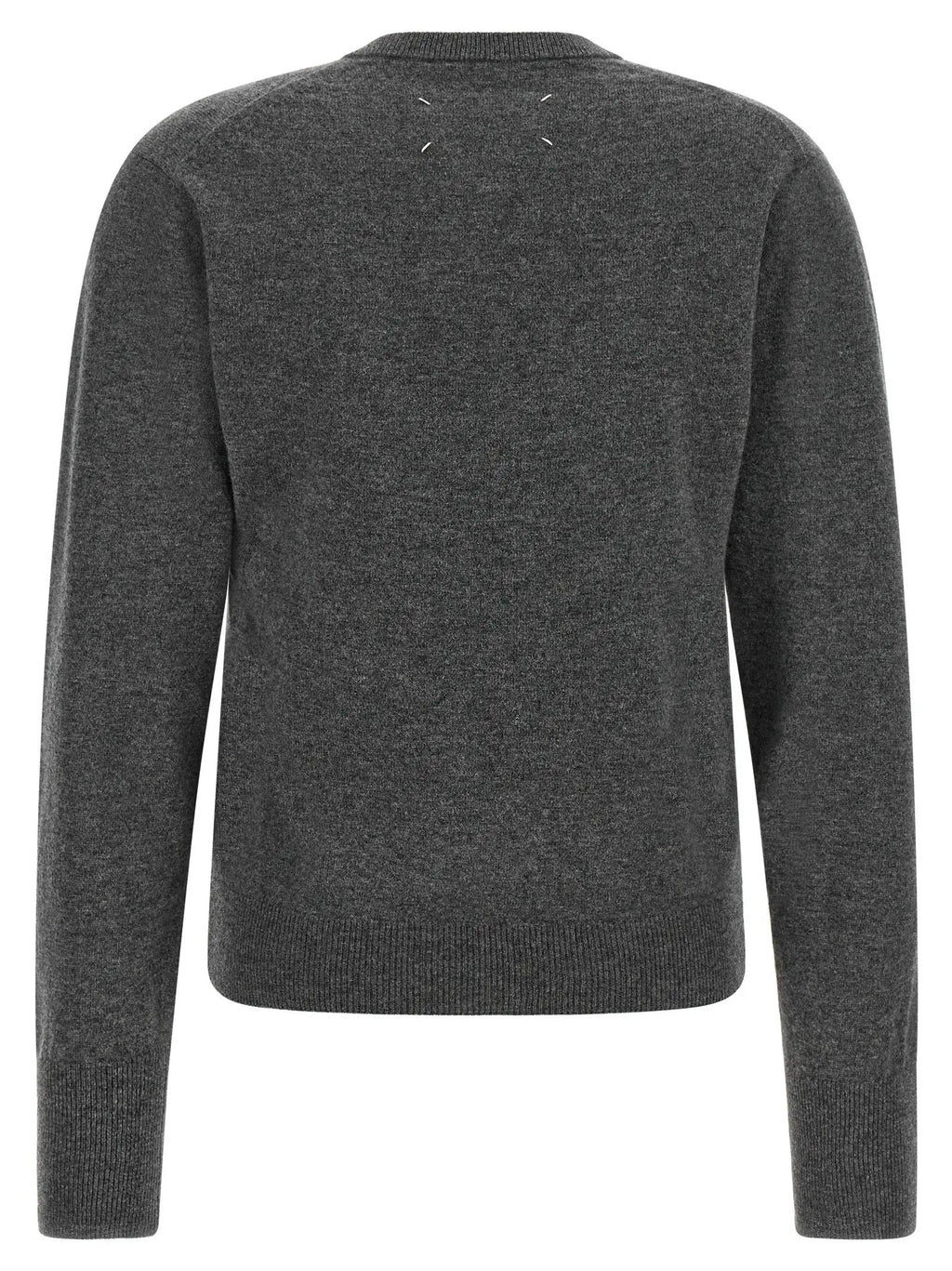 Maison Margiela Gray Virgin Wool Cardigan