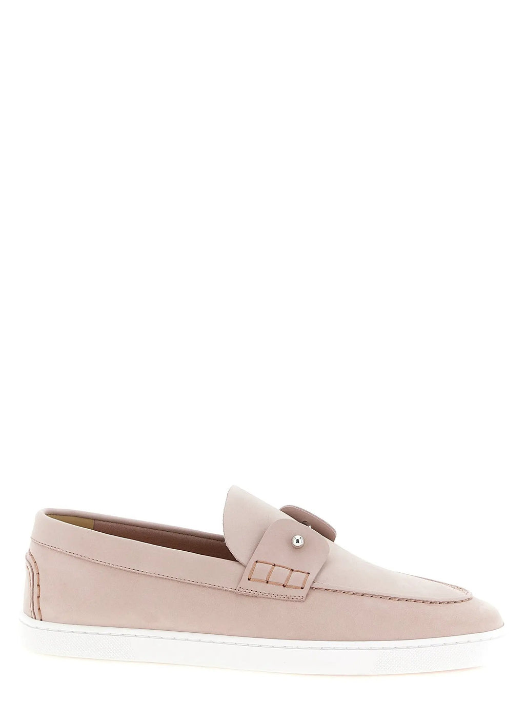 Christian Louboutin Multicolor Calfskin Slip-On Loafers