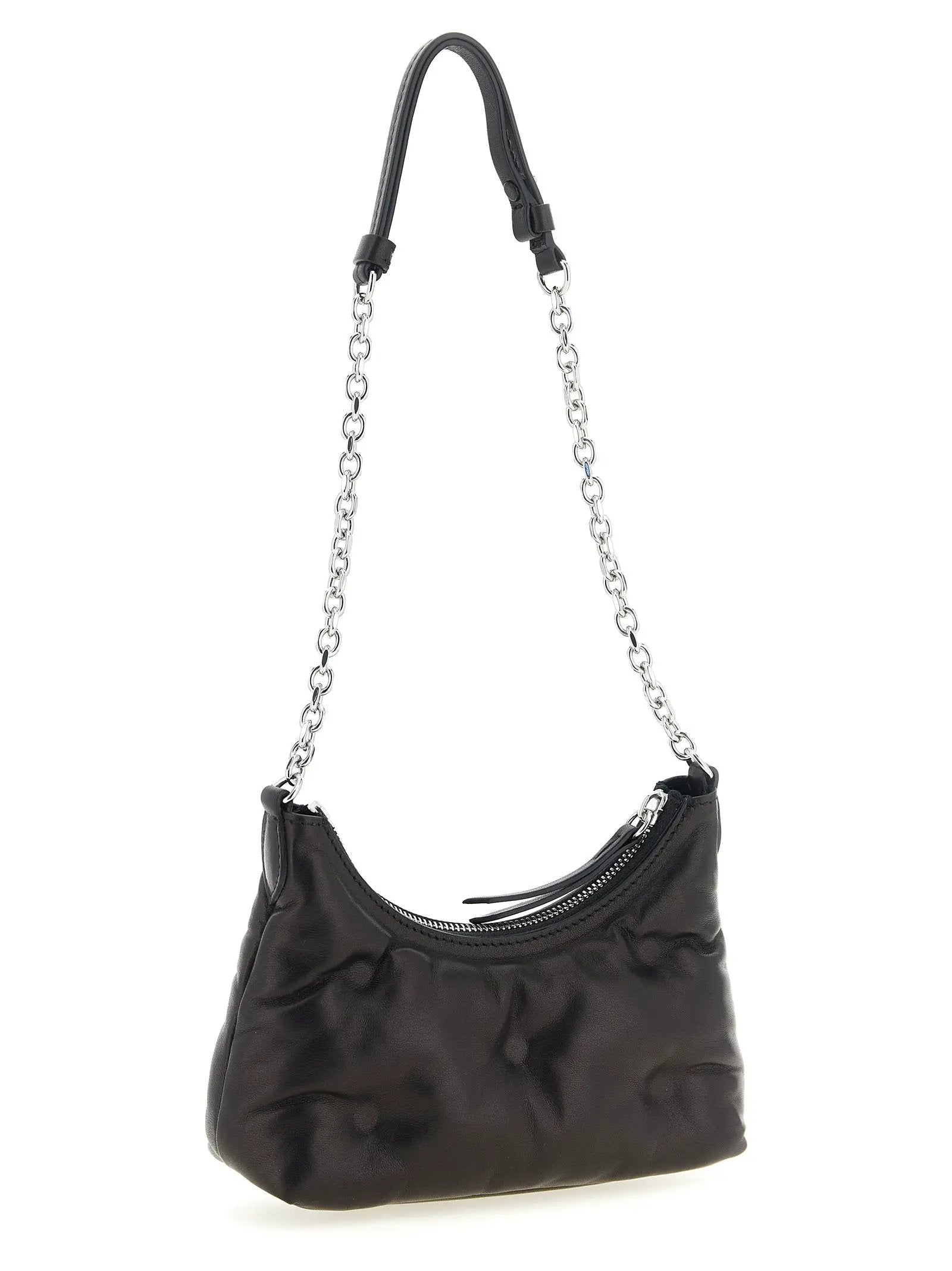 Maison Margiela Black Lamb Leather Crossbody Bag