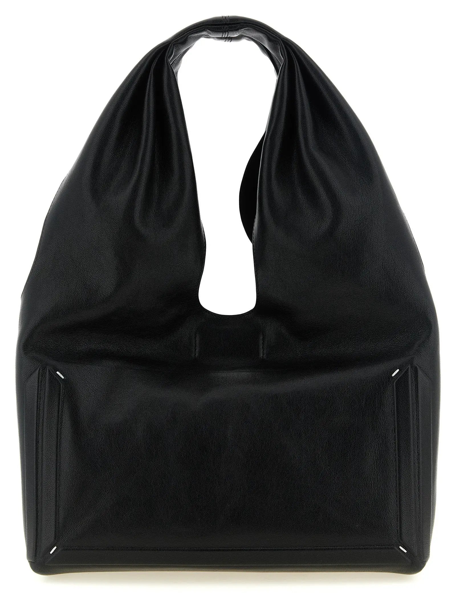 Maison Margiela Black Lamb Leather Shoulder Bag