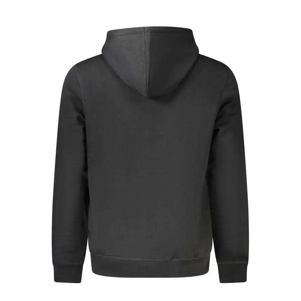 Sweat à capuche Hugo Boss en coton noir pour homme