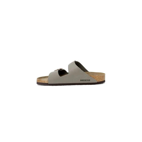 Sandales Birkenstock grises à brides synthétiques