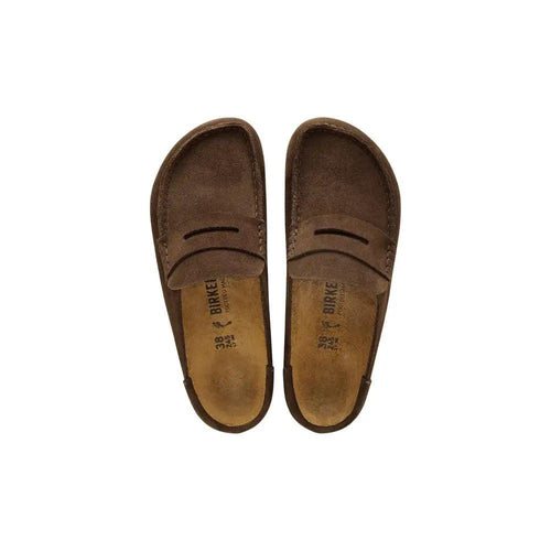 Mocassins en cuir suède marron Birkenstock