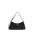 Sac bandoulière Prada Bos Taurus en cuir de veau noir