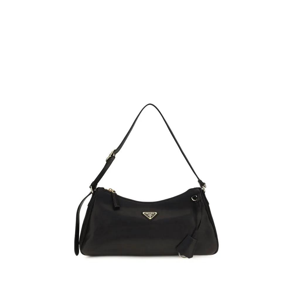 Sac bandoulière Prada Bos Taurus en cuir de veau noir