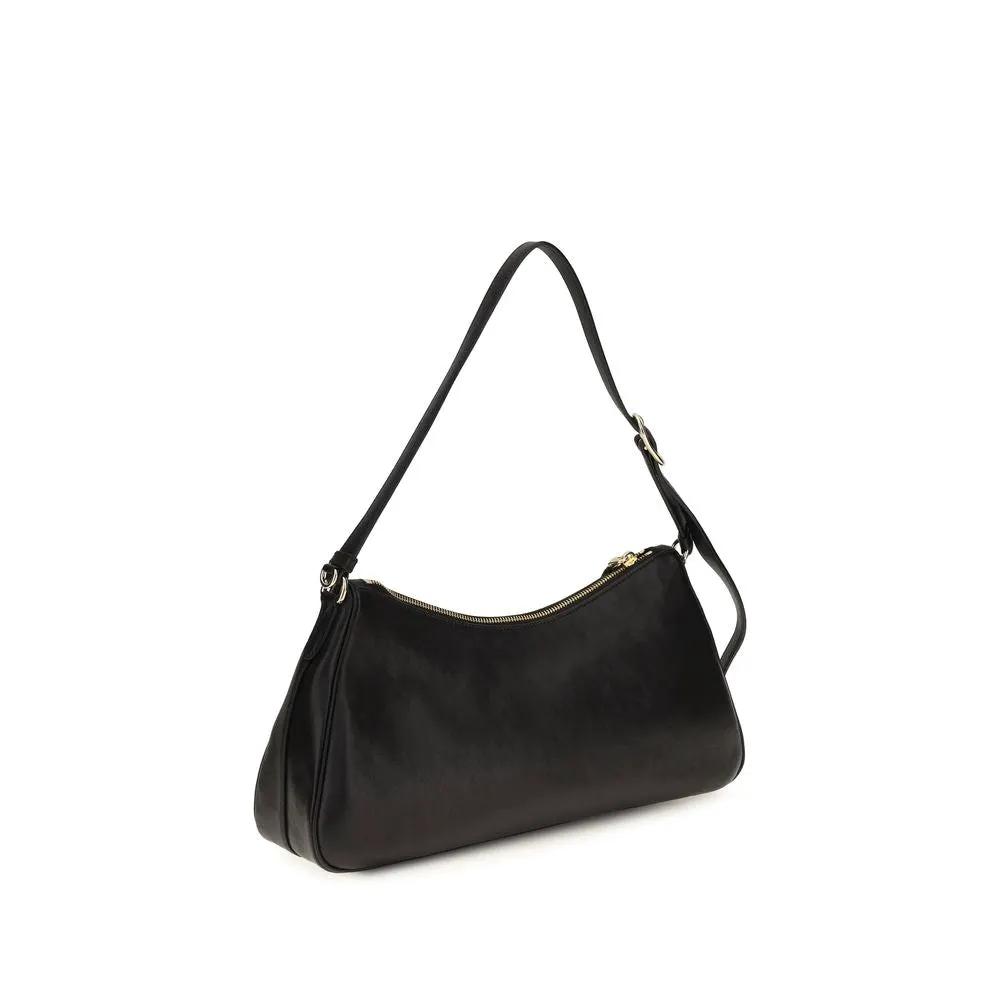 Sac bandoulière Prada Bos Taurus en cuir de veau noir